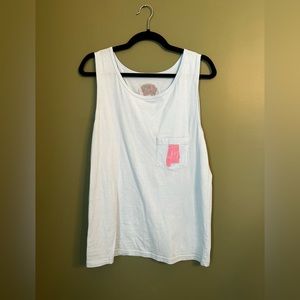 Lauren James Light Blue Tank Top